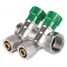 Коллектор вентильный с фитингом Koer KR.1123-2 3/4"x2 ways (KR2829)