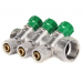 Коллектор вентильный с фитингом Koer KR.1124-3 1"x3 ways (KR2833)