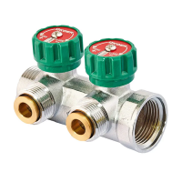 Коллектор вентильный с адаптером Koer KR.1127-2 - 1"x2 - 3/4 Ways (евроконус-плоскость) (KR4946) Коллектор вентильный с адаптером Koer KR.1127-2 - 1"x2 - 3/4 Ways (евроконус-плоскость) (KR4946)
