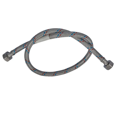 Гнучкий шланг для підключення води гайка 1/2'' - гайка 1/2'' (180 см) Zerix (ZX1557)