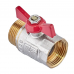 Кран шаровой Waterpro WP607-25FMW - 1" ГШМ (стальной бабочка) (WP3295)
