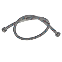 Гнучкий шланг для підключення води гайка 1/2'' - гайка 1/2'' (50 см) Zerix (ZX1551)