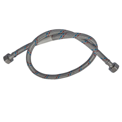 Гнучкий шланг для підключення води гайка 1/2'' - гайка 1/2'' (50 см) Zerix (ZX1551)