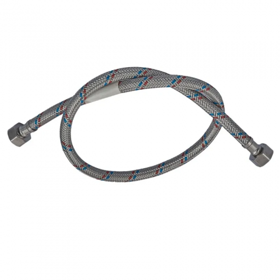 Гнучкий шланг для підключення води гайка 1/2'' - гайка 1/2'' (50 см) Zerix (ZX1551)