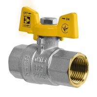 Кран шариковый Koer KG.207 - 3/4" FF ГГМ (газ) (KR4959)