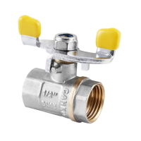 Кран шаровой СК 1/2" ГГМ YELLOW art. 602 (WP0075)