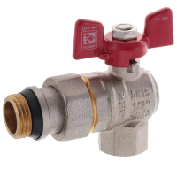 Кран с американкой 1/2" "антіпротечка" (Koer KR.228-Gi) угловой (KR0196)