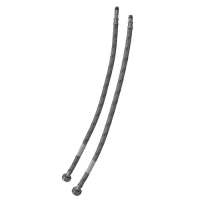 Гнучкі шланги для змішувача гайка 1/2'' - Штуцер M10 (150 см) 2 шт Zerix (ZX1578)