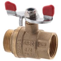 Кран шаровый СК 3/4" ГШМ М/Н ART.607 (WP0130)