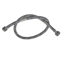 Гнучкий шланг для підключення води гайка 1/2'' - гайка 1/2'' (30 см) Zerix (ZX1549)