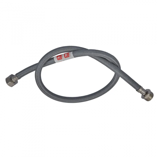 Гнучке підведення Zerix ZHN-02-FM1/2"-080 (нейлонове обплетення, гайки нерж) (ZX5150)
