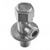 Кран для подключения сантехнических приборов Mixxus VAL-06-1/2x1/2 из нержавеющей стали SUS304 (MI6056)
