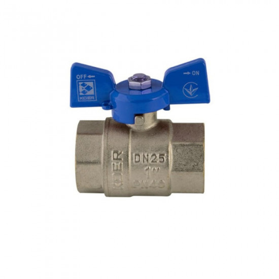 Кран кульовий Koer 1" ГГМ (KR.217.B) синій (KR2718)