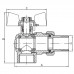 Кран з американкою 1/2" "антіпротечка"(Koer KR.228.W-Gi) кутовий білий (KR0195)