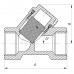 Фільтр грубої очистки 1-1/2" (Koer KR.F01) (KR2870) Фільтр грубої очистки 1-1/2" (Koer KR.F01) (KR2870)