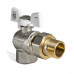 Кран з американкою 3/4" (Koer KR.228.W) кутовий білий (KR0100)