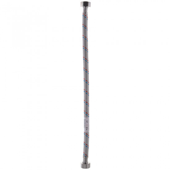 Гнучкий шланг для підключення води гайка 1/2'' - гайка 1/2'' (40 см) Zerix (ZX1550)