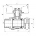 Кран шаровой Waterpro Wing 20x3/4M (MA0118)