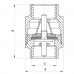 Кран кульовий Koer 1/2x1/2 (KR.512) (KR0008)