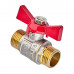 Кран шаровой Waterpro WP608-15MMW - 1/2" ГШМ (стальной бабочка) (WP3296)