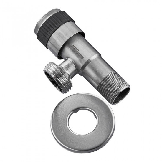 Кран для подключения сантехнических приборов Mixxus VAL-05-1/2x3/4 из нерж. стали SUS304 (MI6027)
