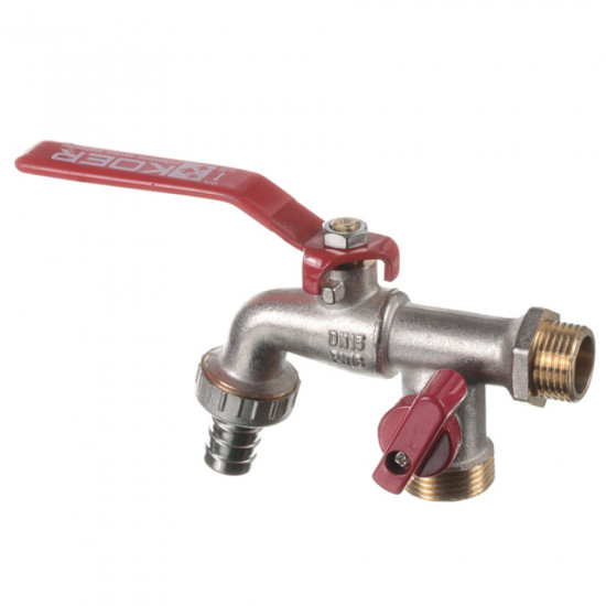 Кран полива с дополнительным выходом KOER KR.248 - 1/2" (KR3071)