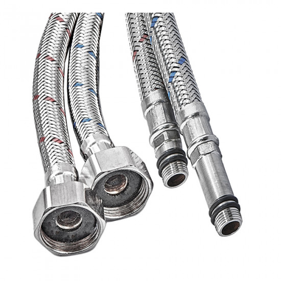 Гибкое подведение Champion FH-01-F1/2"xM10-100 нержавейка (пара) (AC0671)