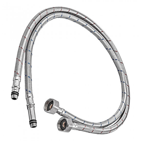 Гибкое подводка Champion FH-01-F1/2"xM10-80 нержавейка (пара) (AC0670)