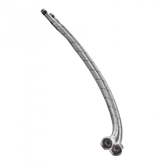 Гибкое подведение Champion FH-01-F1/2"xM10-30 нержавейка (пара) (AC0666)