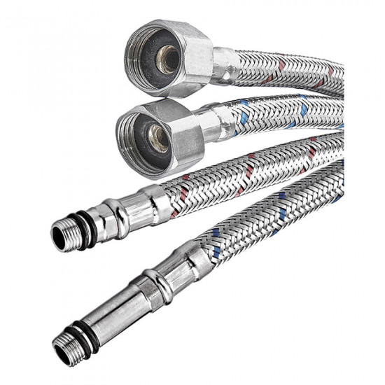 Гибкое подведение Champion FH-01-F1/2"xM10-50 нержавейка (пара) (AC0668)