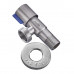 Кран для подключения сантехприладу Zerix VAL-03-1/2x3/4 из нерж. стали SUS304 (ZX4799)