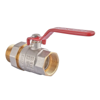 Кран с американкой Koer KR.229 - 1 1/2" ручка рычаг (KR5664)