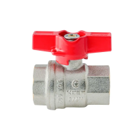 Кран шаровый ГГМ Koer Extreme KE.217-20 - 3/4" FF ручка "бабочка" красная (KR5757)