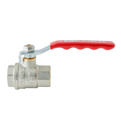 Кран кульовий ГГВ Koer Extreme KE.214-15 - 1/2" FF ручка "важіль" червона (KR5744)