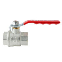 Кран шариковый ГГВ Koer Extreme KE.214-25 - 1" FF ручка "рычаг" красная (KR5746)