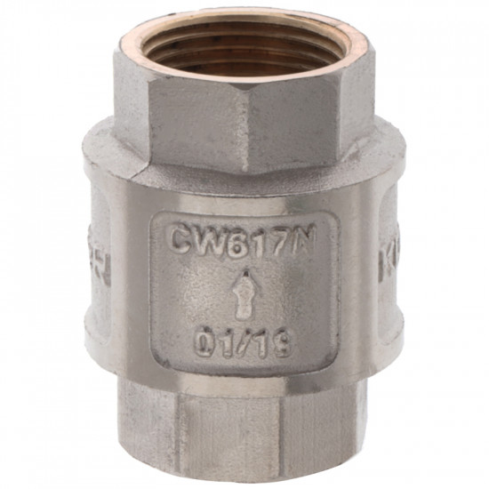 Клапан обратный Koer (никелированный) 3/4" (Koer KR.172.N) (KR2779)
