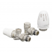 Комплект для подключения радиатора Koer SET-16 - 1/2"x3/4" (осевой) с термоголовкой ЗЗ (KR3179)