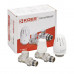 Комплект для подключения радиатора Koer SET-15 - 1/2"x3/4" (прямой) с термоголовкой ЗЗ (KR3180)