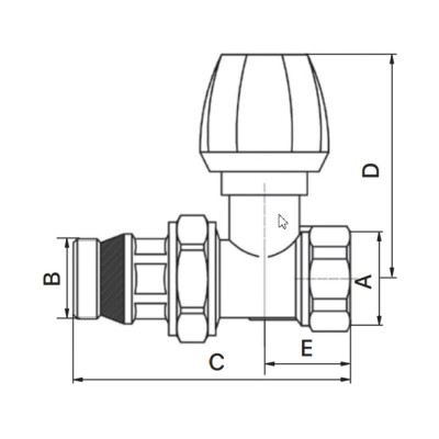 Вентиль радіаторний 