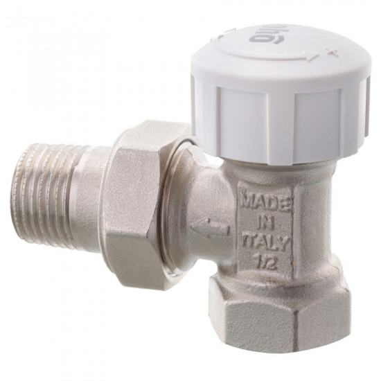 Кран радиаторный термостатический Roho R5150-050 - 1/2" (М30х1,5) (угловой) (RO0122)
