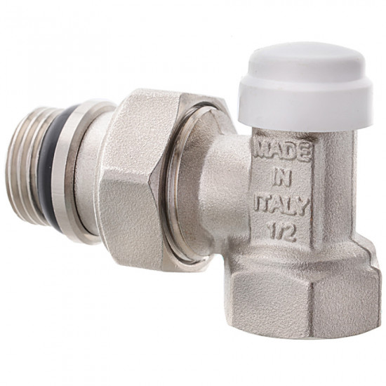 Кран радиаторный Roho R5251-050 - 1/2" угловой (антипротекание) (RO1016)