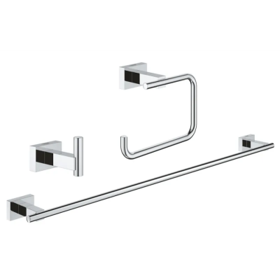Набір аксесуарів 3 в 1 Grohe Essentials Cube New (40777001)