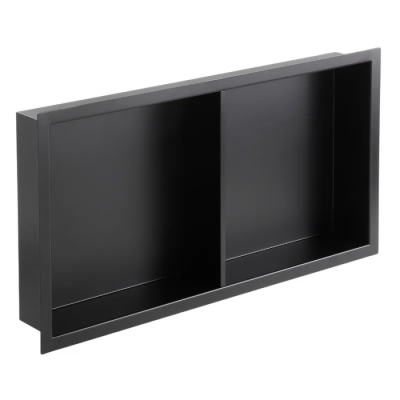 Полиця для ванної кімнати Mixxus Premium Niche-0103 Black (MI6682)