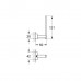 Тримач для запасного рулону туалетного паперу Grohe Essentials Cube New (40623001)