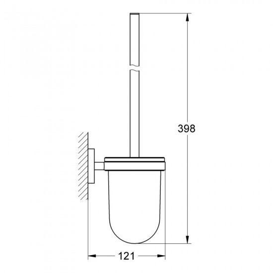 Йорж для унітазу Grohe Essentials New (40374001)