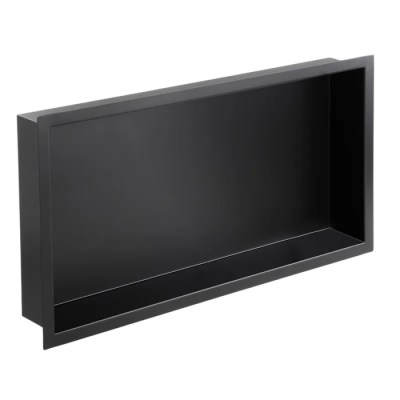 Полиця для ванної кімнати Mixxus Premium Niche-0102 Black (MI6680)