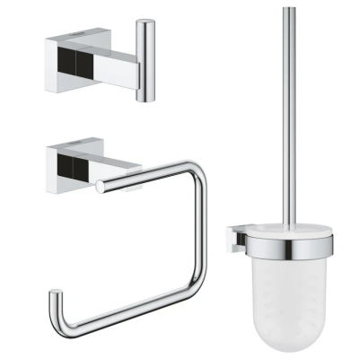 Набір аксесуарів 3 в 1 Grohe Essentials Cube New (40757001)