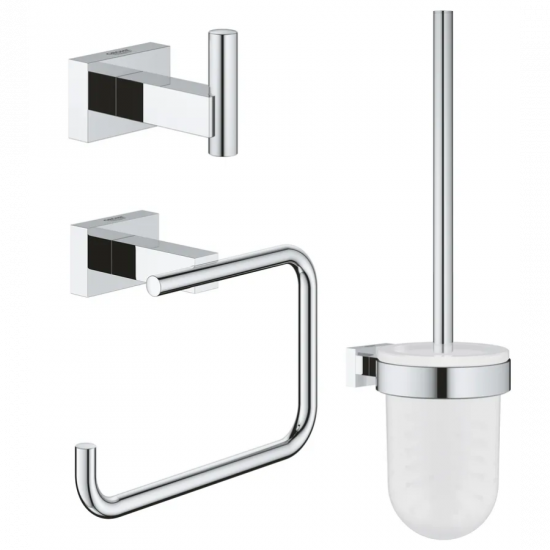 Набір аксесуарів 3 в 1 Grohe Essentials Cube New (40757001)