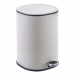 Відро для сміття з плавним закриттям овальне Zerix Prime-TC0105 White 5л колір білий (ZX5901)