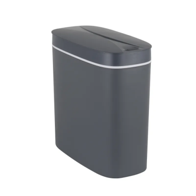 Відро для сміття сенсорне овальне Mixxus Flat-TC0109 Graphite 9 л колір графіт (MI7075)